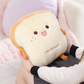 Fluffy Toastie Bread Hand Warmer Plushies