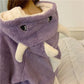 Kawaii Pastel Dragon Plush Hoodie Blanket