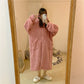 Kawaii Pastel Dragon Plush Hoodie Blanket