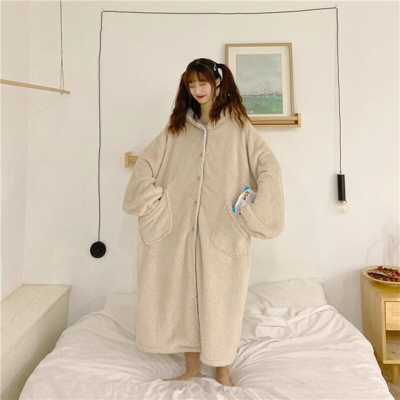 Kawaii Pastel Dragon Plush Hoodie Blanket