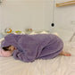 Kawaii Pastel Dragon Plush Hoodie Blanket
