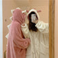 Kawaii Pastel Dragon Plush Hoodie Blanket