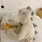 Kawaii Pastel Dragon Plush Hoodie Blanket