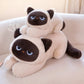 Momo the Long Kawaii Siamese Cat Plush