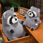 Peanut the Chubby Raccoon Plushie